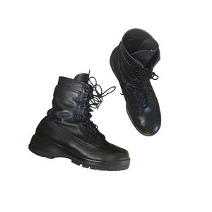 Belleville 360ST Black Military Steel Toe Combat Boots Leather Size 7.5W